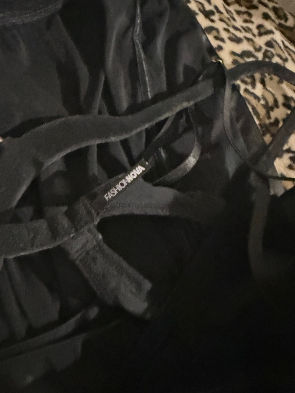 Fashion Nova Black Lace Satin Chemise - Women Intimates & Sleepwear - Picture 2 of 3
